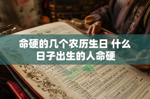 命硬的几个农历生日 什么日子出生的人命硬