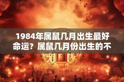 1984年属鼠几月出生最好命运？属鼠几月份出生的不好？