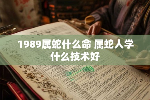 详细阅读:1989属蛇什么命 属蛇人学什么技术好 1989属蛇什么命 属蛇人学什么技术好