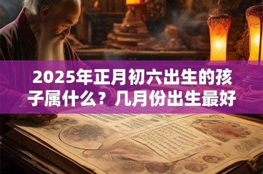 2025年正月初六出生的孩子属什么？几月份出生最好？