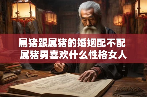 属猪跟属猪的婚姻配不配 属猪男喜欢什么性格女人