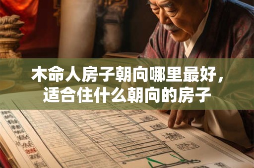 木命人房子朝向哪里最好，适合住什么朝向的房子