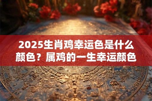2025生肖鸡幸运色是什么颜色?属鸡的一生幸运颜色查询! 2025生肖鸡幸运色是什么颜色?属鸡的一生幸运颜色查询!
