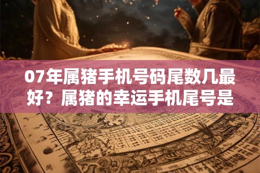 07年属猪手机号码尾数几最好？属猪的幸运手机尾号是多少