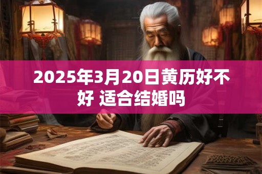 2025年3月20日黄历好不好 适合结婚吗