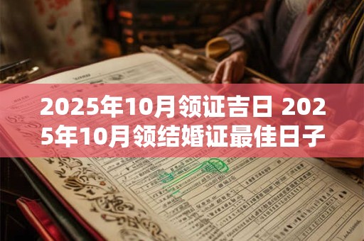 2025年10月领证吉日 2025年10月领结婚证最佳日子