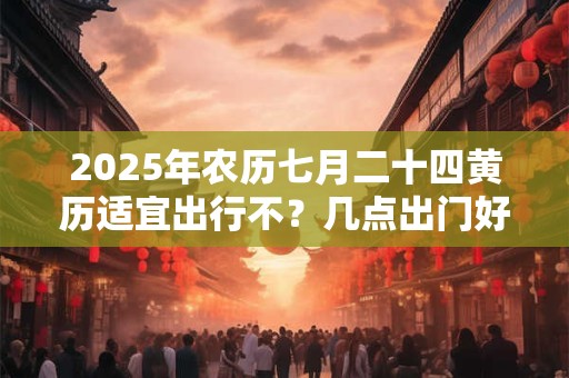 2025年农历七月二十四黄历适宜出行不？几点出门好