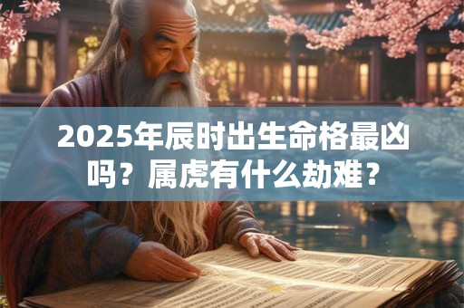 2025年辰时出生命格最凶吗？属虎有什么劫难？