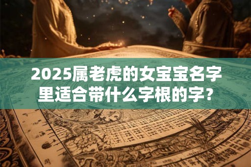 2025属老虎的女宝宝名字里适合带什么字根的字？