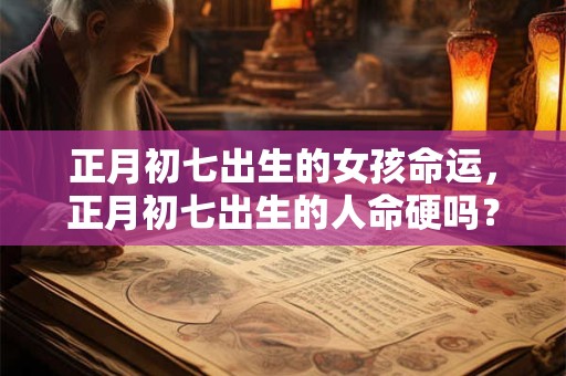 正月初七出生的女孩命运，正月初七出生的人命硬吗？