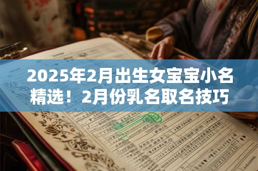 2025年2月出生女宝宝小名精选！2月份乳名取名技巧
