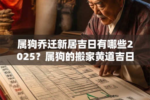 属狗乔迁新居吉日有哪些2025？属狗的搬家黄道吉日一览表