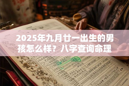 2025年九月廿一出生的男孩怎么样？八字查询命理