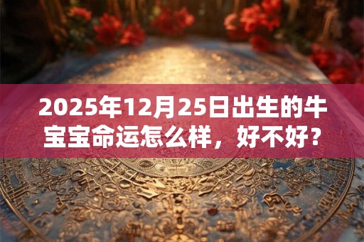2025年12月25日出生的牛宝宝命运怎么样，好不好？