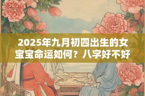 2025年九月初四出生的女宝宝命运如何？八字好不好