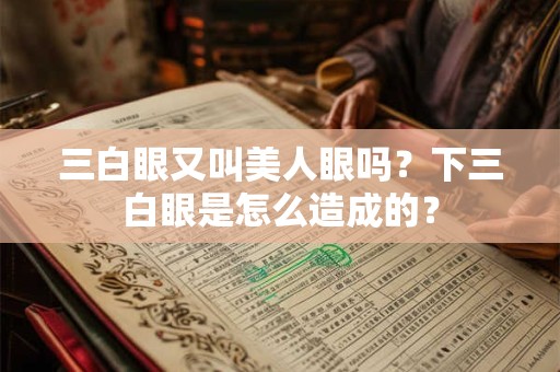 三白眼又叫美人眼吗?下三白眼是怎么造成的? 三白眼又叫美人眼吗?下三白眼是怎么造成的?