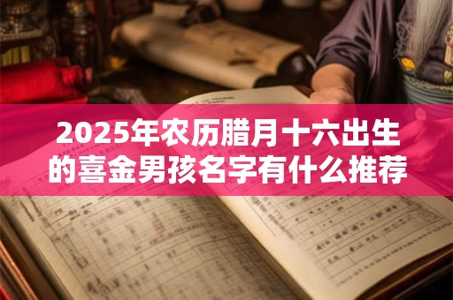2025年农历腊月十六出生的喜金男孩名字有什么推荐？
