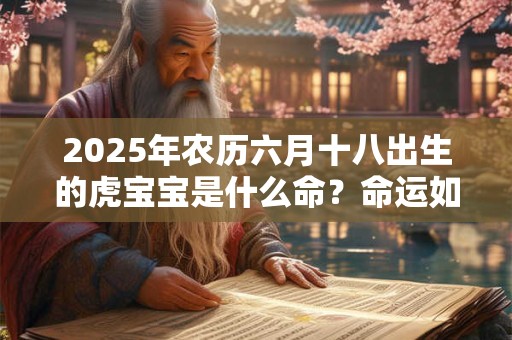 详细阅读:2025年农历六月十八出生的虎宝宝是什么命?命运如何? 2025年农历六月十八出生的虎宝宝是什么命?命运如何?