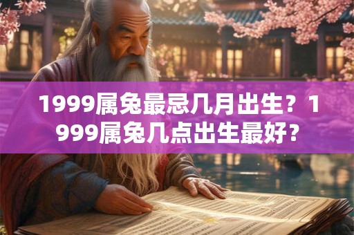 1999属兔最忌几月出生？1999属兔几点出生最好？