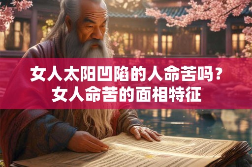 女人太阳凹陷的人命苦吗？女人命苦的面相特征