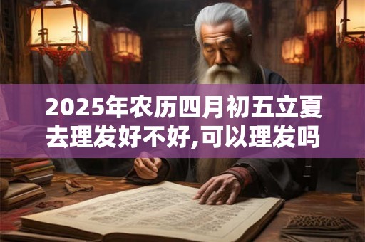 2025年农历四月初五立夏去理发好不好,可以理发吗？