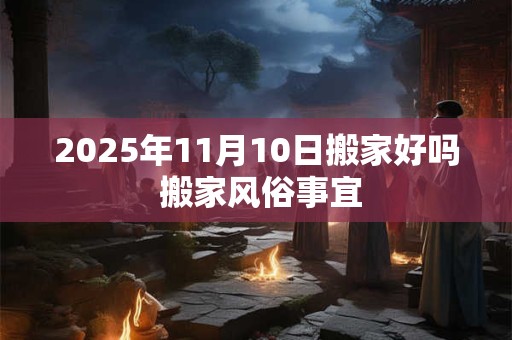 2025年11月10日搬家好吗 搬家风俗事宜