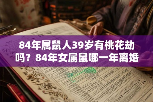 84年属鼠人39岁有桃花劫吗？84年女属鼠哪一年离婚？
