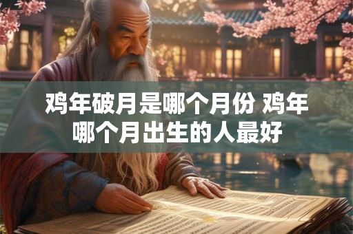 鸡年破月是哪个月份 鸡年哪个月出生的人最好