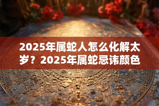 2025年属蛇人怎么化解太岁？2025年属蛇忌讳颜色