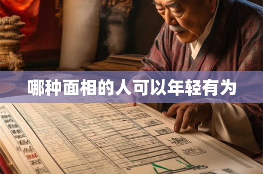 哪种面相的人可以年轻有为