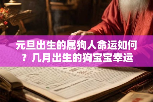 元旦出生的属狗人命运如何？几月出生的狗宝宝幸运