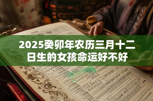 2025癸卯年农历三月十二日生的女孩命运好不好