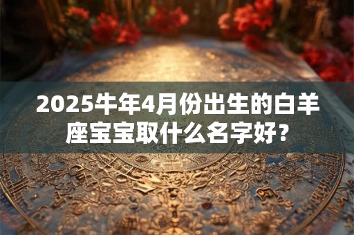 2025牛年4月份出生的白羊座宝宝取什么名字好？
