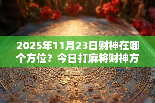 2025年11月23日财神在哪个方位？今日打麻将财神方位一览表