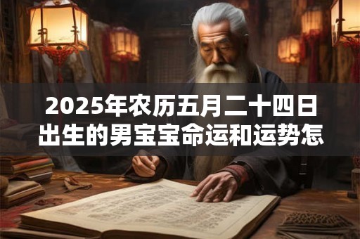 2025年农历五月二十四日出生的男宝宝命运和运势怎么样