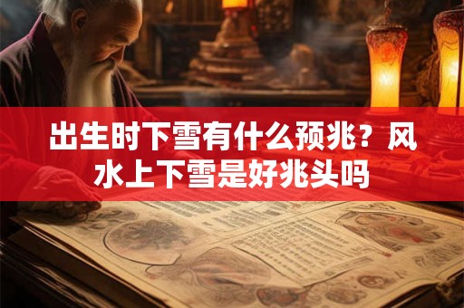 出生时下雪有什么预兆？风水上下雪是好兆头吗