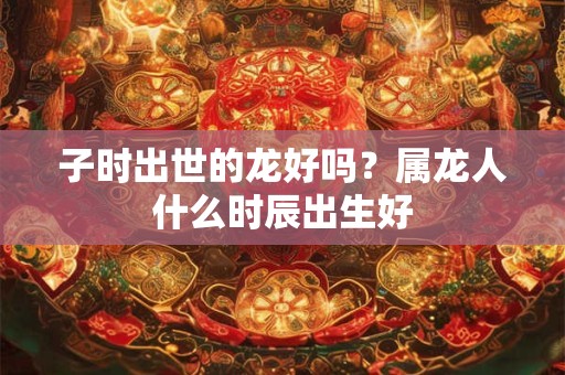 子时出世的龙好吗？属龙人什么时辰出生好