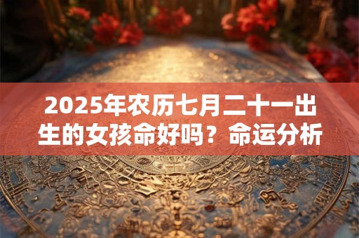 2025年农历七月二十一出生的女孩命好吗？命运分析大全