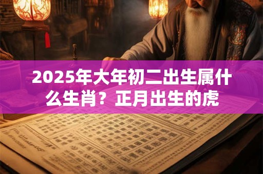 2025年大年初二出生属什么生肖？正月出生的虎