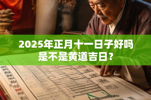 2025年正月十一日子好吗是不是黄道吉日？