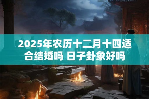 2025年农历十二月十四适合结婚吗 日子卦象好吗