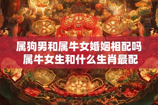 属狗男和属牛女婚姻相配吗 属牛女生和什么生肖最配