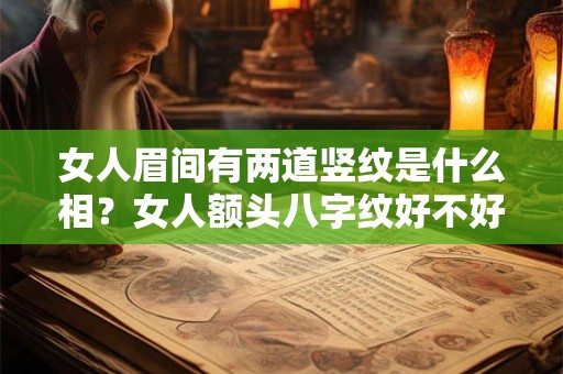 女人眉间有两道竖纹是什么相？女人额头八字纹好不好？