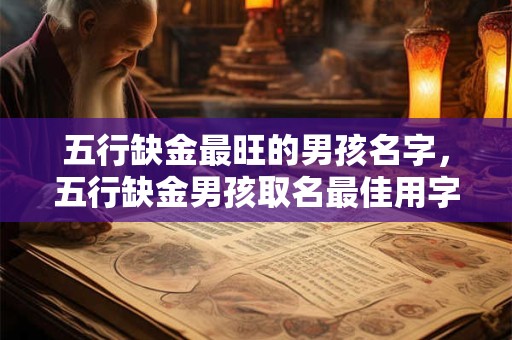 五行缺金最旺的男孩名字，五行缺金男孩取名最佳用字