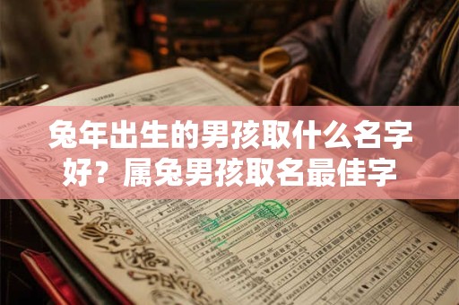 兔年出生的男孩取什么名字好？属兔男孩取名最佳字