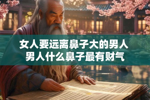 女人要远离鼻子大的男人 男人什么鼻子最有财气