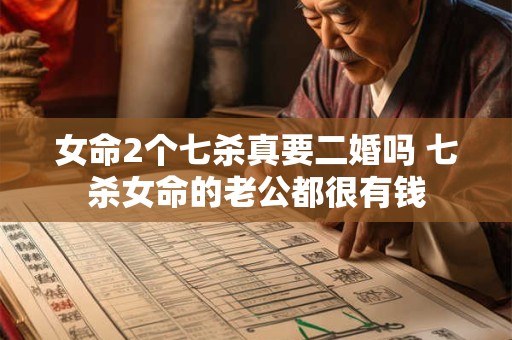 女命2个七杀真要二婚吗 七杀女命的老公都很有钱