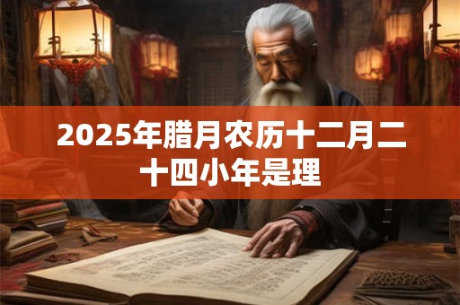 2025年腊月农历十二月二十四小年是理