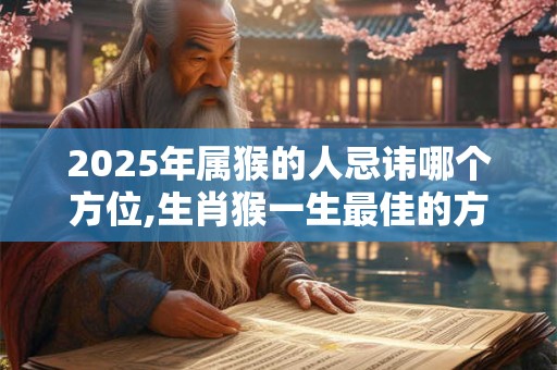 2025年属猴的人忌讳哪个方位,生肖猴一生最佳的方位