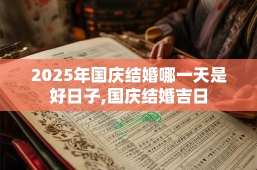 2025年国庆结婚哪一天是好日子,国庆结婚吉日